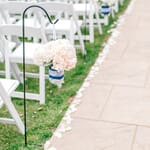 Classic Soft Pink Romantic Wedding Aisle Décor